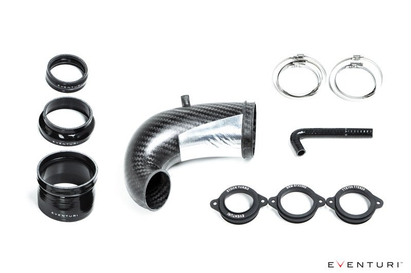 Eventuri Carbon Fibre Turbo Inlet Pipe - Audi RS3 8V Gen 2 | 8Y | TT-RS 8S | RSQ3 F3 (RHD) - Evolve Automotive